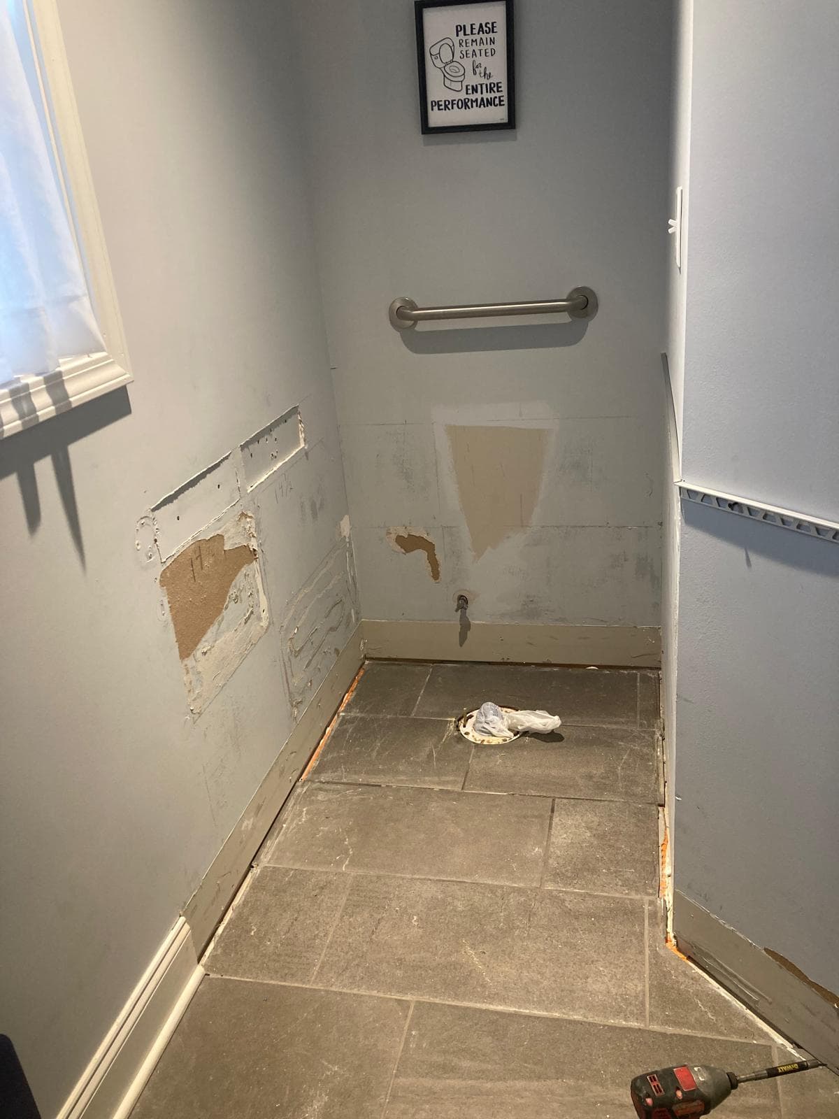 Bathroom transformation — Before