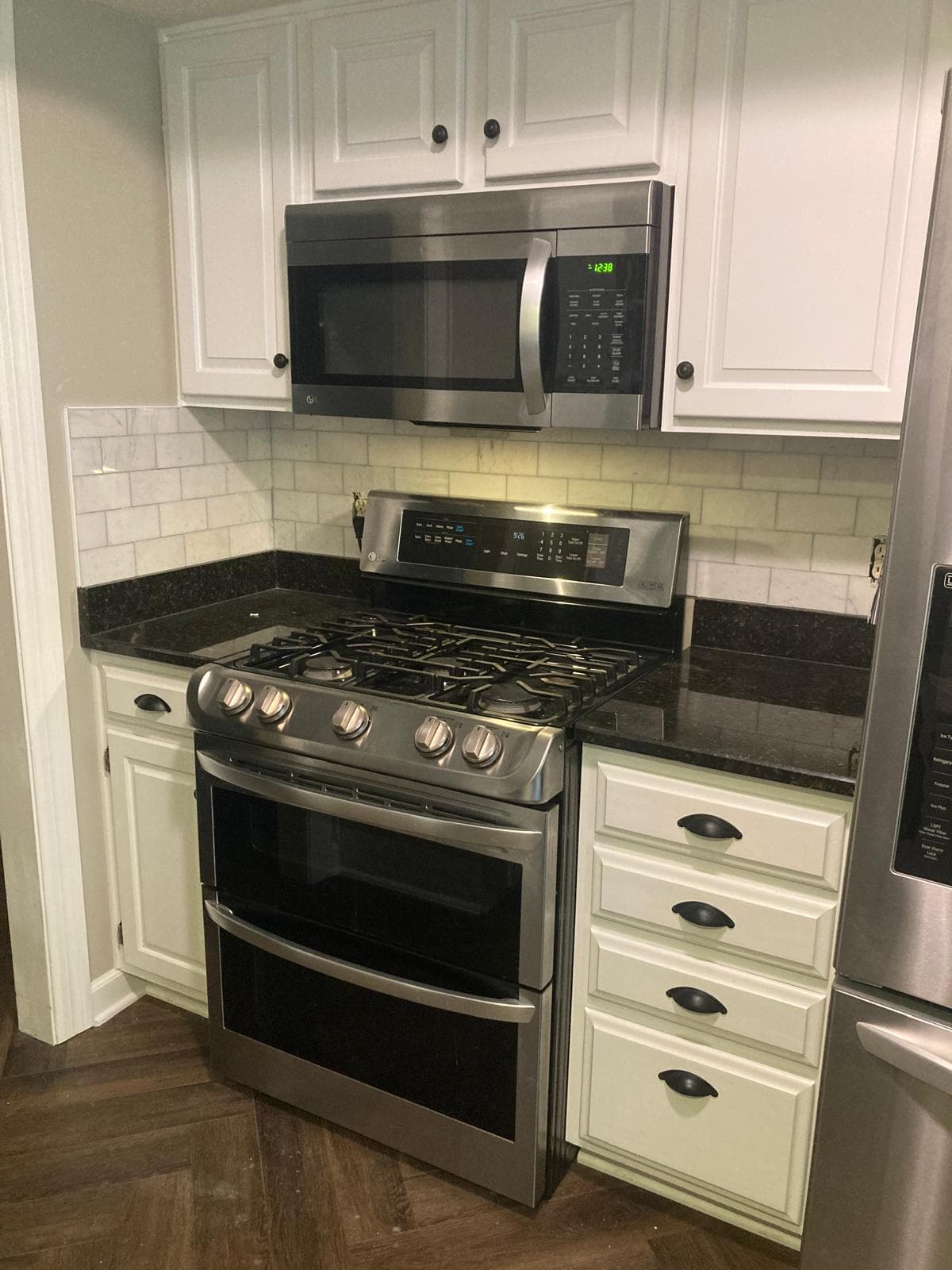 Custom Kitchen Installation with Granite & Backsplash